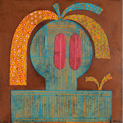 Peinture Pelos 10 par Ortiz Gustavo | Tableau  Collage