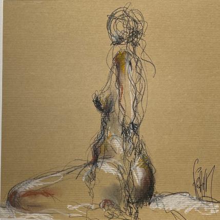 Peinture EVA par Sahuc François | Tableau Figuratif Acrylique Nu