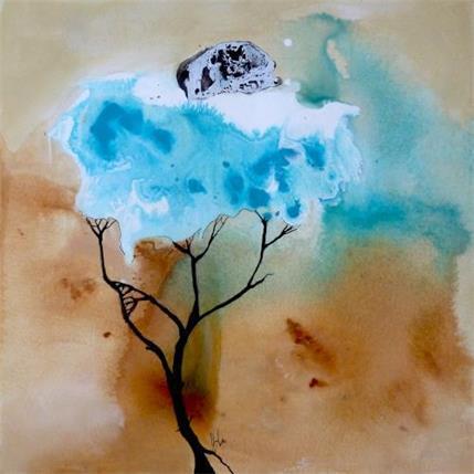 Peinture EVOCATION POETIQUE par Han | Tableau Art Singulier Paysages