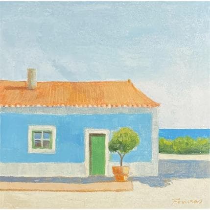 Peinture Heure d'été par Foucras François | Tableau Figuratif Acrylique Urbain