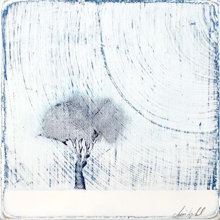 Peinture Sous le ciel diaphane #314 par ChristophL | Tableau Art Singulier Acrylique, Encre, Pigments Paysages