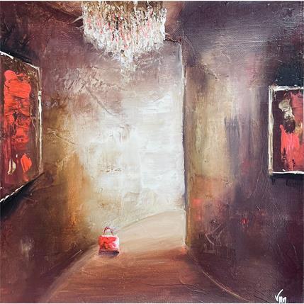 Peinture Je reviens par Vinnie | Tableau Figuratif Huile Scènes de vie