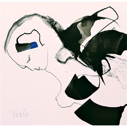 Peinture Mes souvenirs -5 par YO&CO | Tableau Abstrait Encre Nu