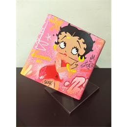 Sculpture Betty boop cube par Kedarone | Sculpture Pop-art Graffiti, Métal, Posca