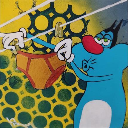 Peinture Not all gold par Przemo | Tableau Pop-art Acrylique Animaux, Icones Pop