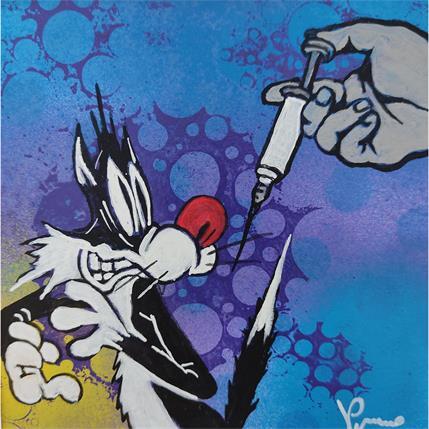 Peinture Vaccine par Przemo | Tableau Pop-art Acrylique Animaux, Icones Pop