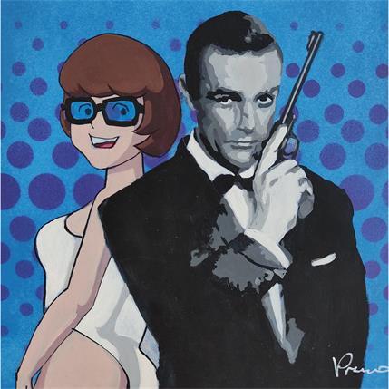 Peinture The spy girl par Przemo | Tableau Pop-art Acrylique Icones Pop, Portraits