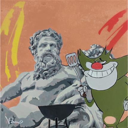 Peinture Apprehension par Przemo | Tableau Pop-art Acrylique Animaux, Icones Pop