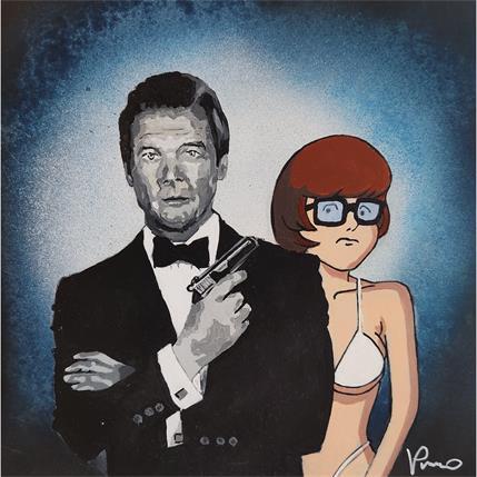 Peinture The spy girl 2 par Przemo | Tableau Pop-art Acrylique Icones Pop, Portraits