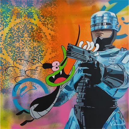 Peinture James cop par Przemo | Tableau Pop-art Acrylique Icones Pop