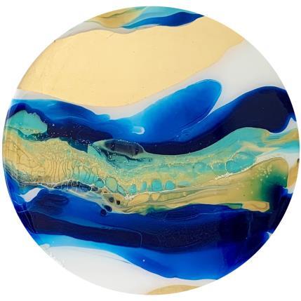 Painting 848 Profondeur Marine by Depaire Silvia | Painting Abstract Acrylic Minimalist, Pop icons