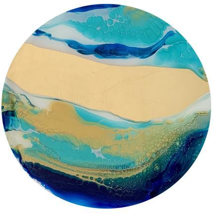 Painting 855 Profondeur Marine by Depaire Silvia | Painting Abstract Acrylic Minimalist, Pop icons