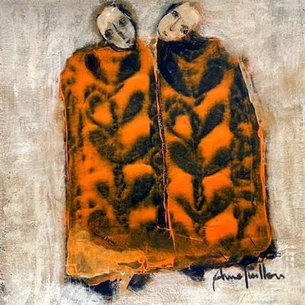 Peinture Liens par Guillon Anne | Tableau Figuratif Scènes de vie