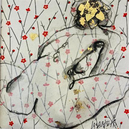 Peinture La vie en fleurs Cacol 9 par Labarussias | Tableau  Collage