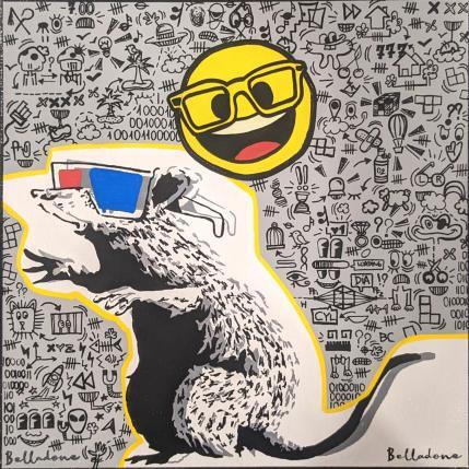 Peinture No 3D par Belladone | Tableau Pop-art Acrylique Icones Pop