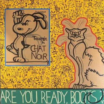 Peinture Start walkin' par Belladone | Tableau Pop-art Acrylique Icones Pop