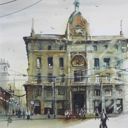 Painting Assurement by Abbatucci Violaine | Painting Figurative Watercolor Landscapes