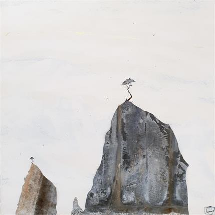 Peinture Fjörd par Lemonnier  | Tableau Matiérisme Paysages