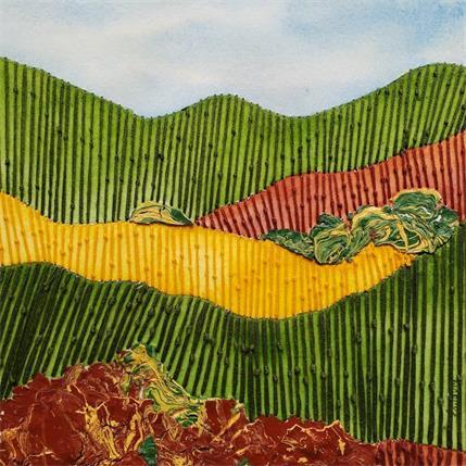 Peinture Abstract Landscape par Vazquez Laila | Tableau Figuratif Aquarelle Paysages