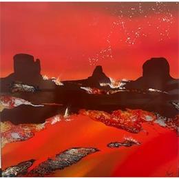 Painting 1932 by Naen | Painting Figurative Acrylic, Plexiglass Landscapes