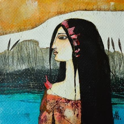 Peinture Morgana par Arias Parera Almudena | Tableau Figuratif Acrylique Portraits