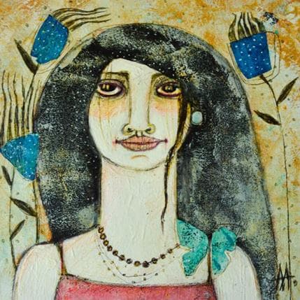 Peinture Penelope par Arias Parera Almudena | Tableau Figuratif Acrylique Portraits