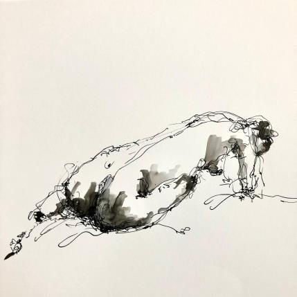 Peinture Charlotte par Sahuc François | Tableau Figuratif Acrylique Nu