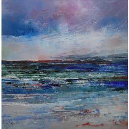 Peinture Avant la pluie par Levesque Emmanuelle | Tableau Figuratif Huile Marine