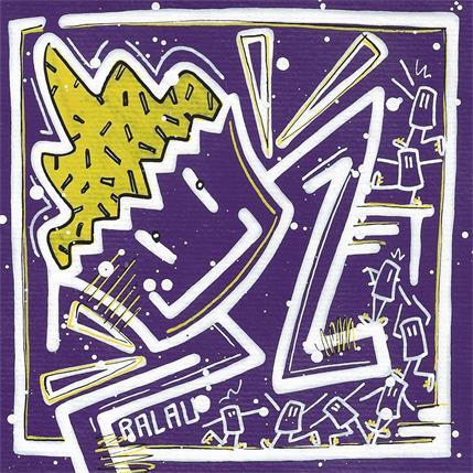 Peinture Miam par Ralau | Tableau Pop-art Acrylique Scènes de vie