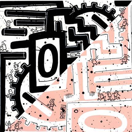 Painting Modern slavery by Ralau | Painting Pop-art Acrylic Life style