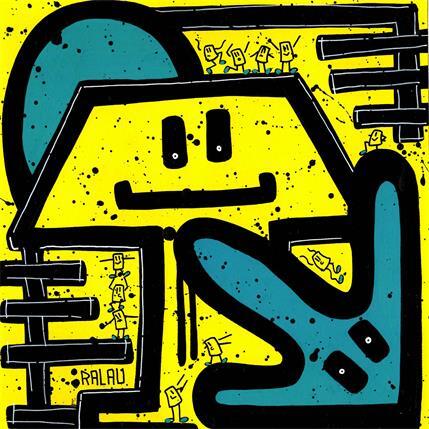 Peinture Souris par Ralau | Tableau Pop-art Acrylique Scènes de vie