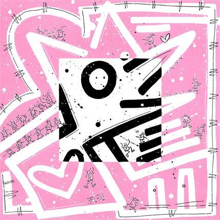 Peinture Fashion dog par Ralau | Tableau Pop-art Acrylique Animaux, Portraits, Scènes de vie