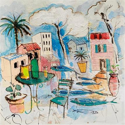 Peinture La Mage par Colombo Cécile | Tableau  Acrylique, Pastel