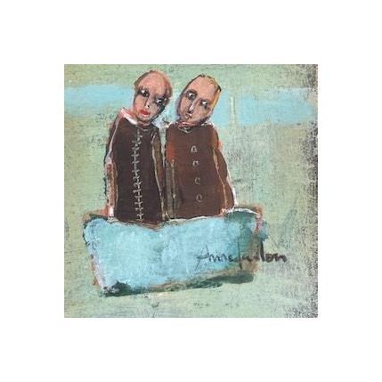 Peinture Vagabondage par Guillon Anne | Tableau Figuratif Scènes de vie