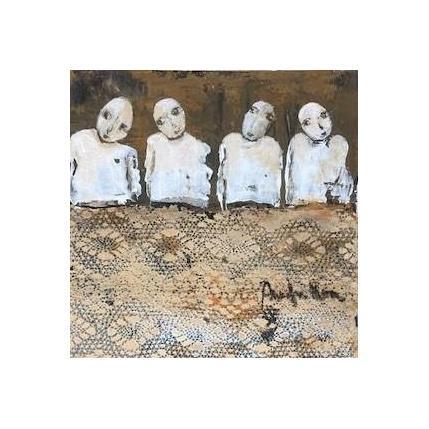 Peinture Petit tapis par Guillon Anne | Tableau Figuratif Scènes de vie