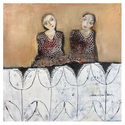 Painting Végétal by Guillon Anne | Painting Figurative Life style