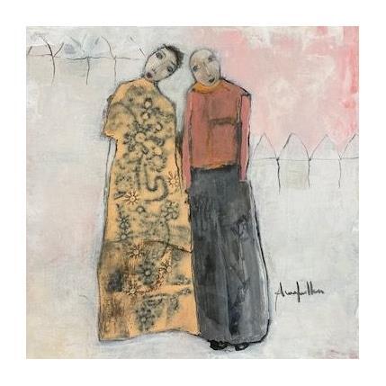 Painting Territoire by Guillon Anne | Painting Figurative Life style