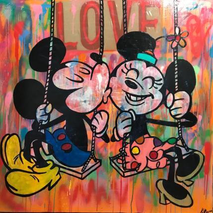 Peinture Love par Kikayou | Tableau Pop-art Graffiti Icones Pop