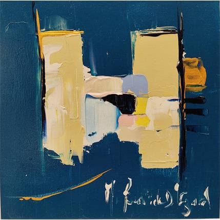 Painting Les piliers de la sagesse by Bastide d´Izard Armelle | Painting Abstract Oil Landscapes