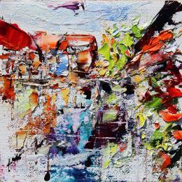 Painting Strasbourg La petite France by Reymond Pierre | Painting Figurative Oil Landscapes, Urban