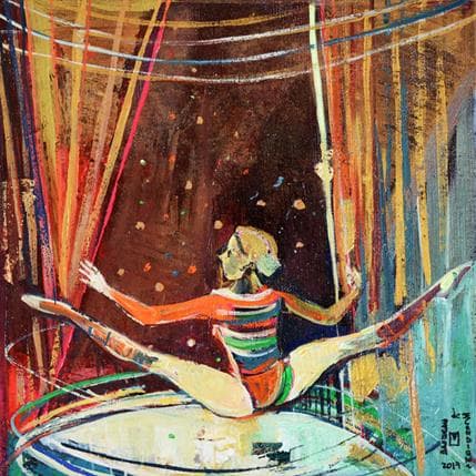 Peinture Sans titre 11 par Machi | Tableau Figuratif Acrylique, Huile Scènes de vie