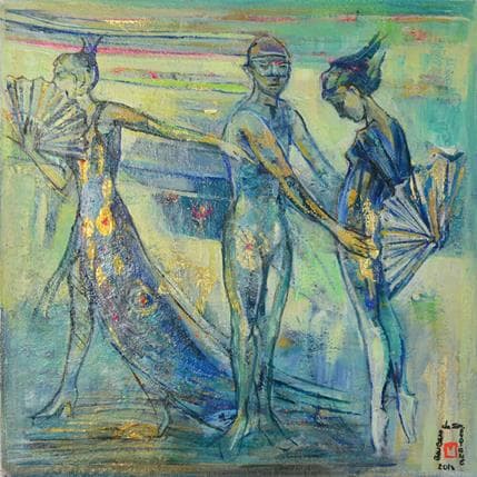 Peinture Blues par Machi | Tableau Figuratif Acrylique, Huile Scènes de vie