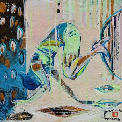 Peinture 1 par Machi | Tableau Figuratif Acrylique, Huile Scènes de vie