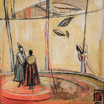 Peinture 7 par Machi | Tableau Figuratif Acrylique, Huile Scènes de vie