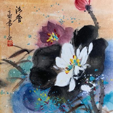 Peinture A breath of fresh perfume par Yu Huan Huan | Tableau Figuratif Aquarelle, Encre Natures mortes, Urbain