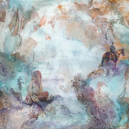 Peinture Lost for you par Bergeron Marie-Josée | Tableau Figuratif Acrylique, Huile scènes de vie