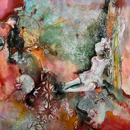 Peinture A l'aube du retour par Bergeron Marie-Josée | Tableau Figuratif Acrylique, Huile scènes de vie