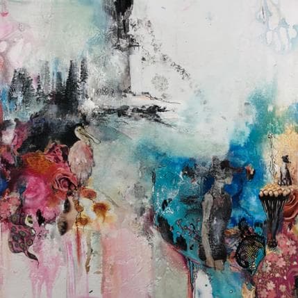 Peinture Quitter le nid par Bergeron Marie-Josée | Tableau Figuratif Acrylique, Huile scènes de vie