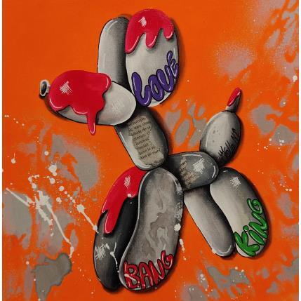 Peinture King par Molla Nathalie  | Tableau Pop-art Animaux