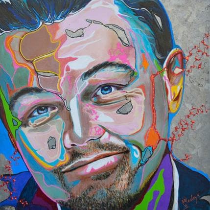 Peinture Léonardo par Medeya Lemdiya | Tableau Pop-art Acrylique Icones Pop